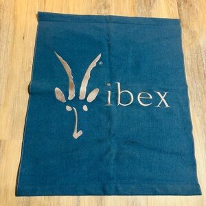 ibex Clothing Company Merino Wool Advertisement Banner in Blue